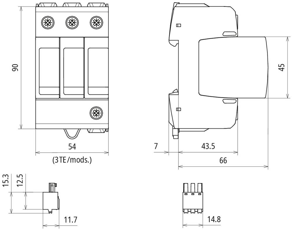 DEHN 943306 Überspannungsableiter 1St.