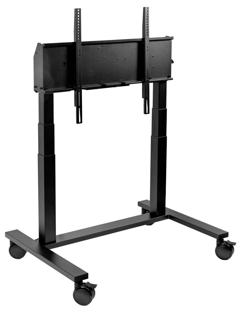Legamaster TV-Rollwagen 1 139,7cm (55") - 248,9cm (98") Schwarz elektrisch motorisiert, Höhenverstellbar, Stand