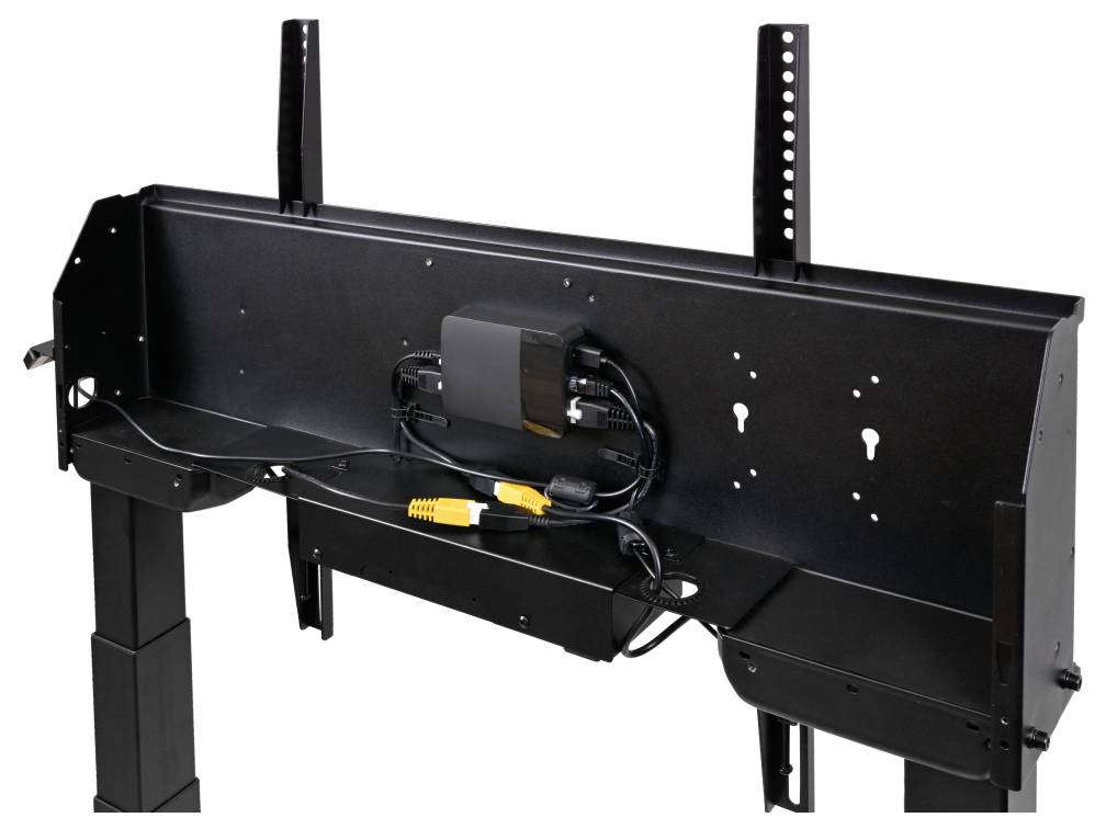 Legamaster TV-Rollwagen 1 139,7cm (55") - 248,9cm (98") Schwarz elektrisch motorisiert, Höhenverstellbar, Stand