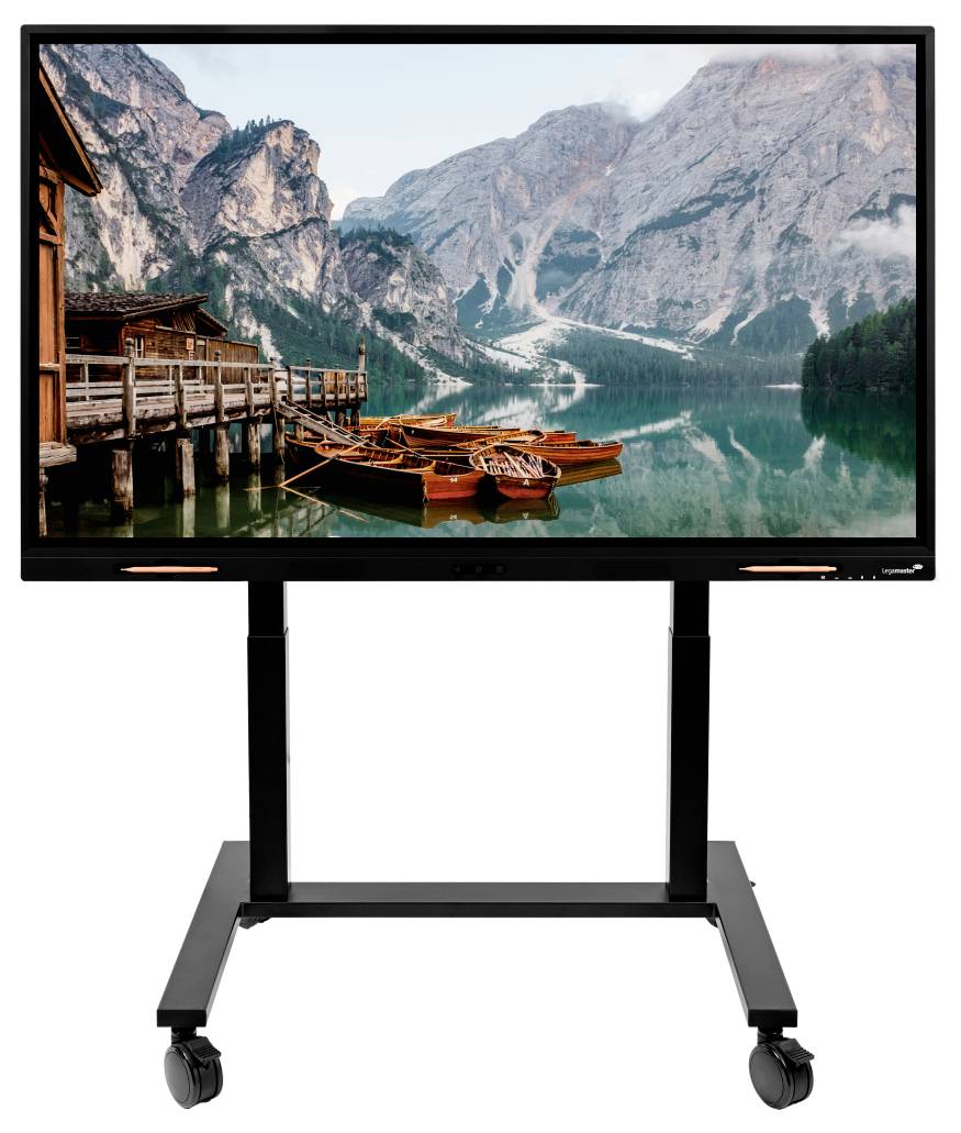 Legamaster TV-Rollwagen 1 139,7cm (55") - 248,9cm (98") Schwarz elektrisch motorisiert, Höhenverstellbar, Stand