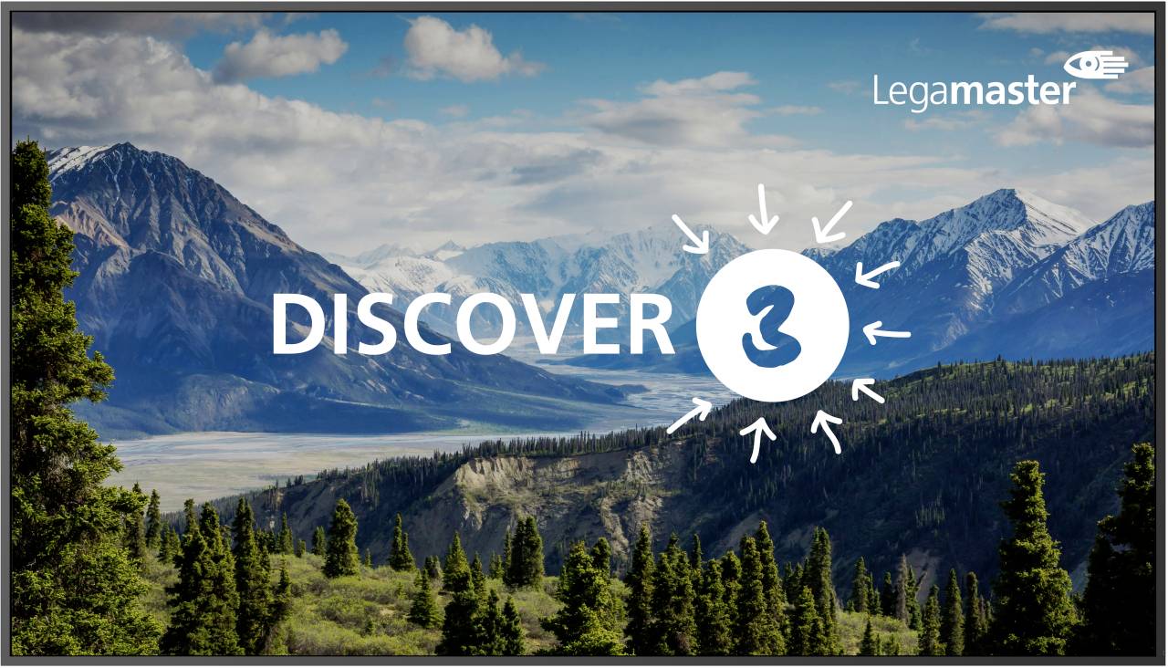 Berglandschaft mit dem Text „DISCOVER 3