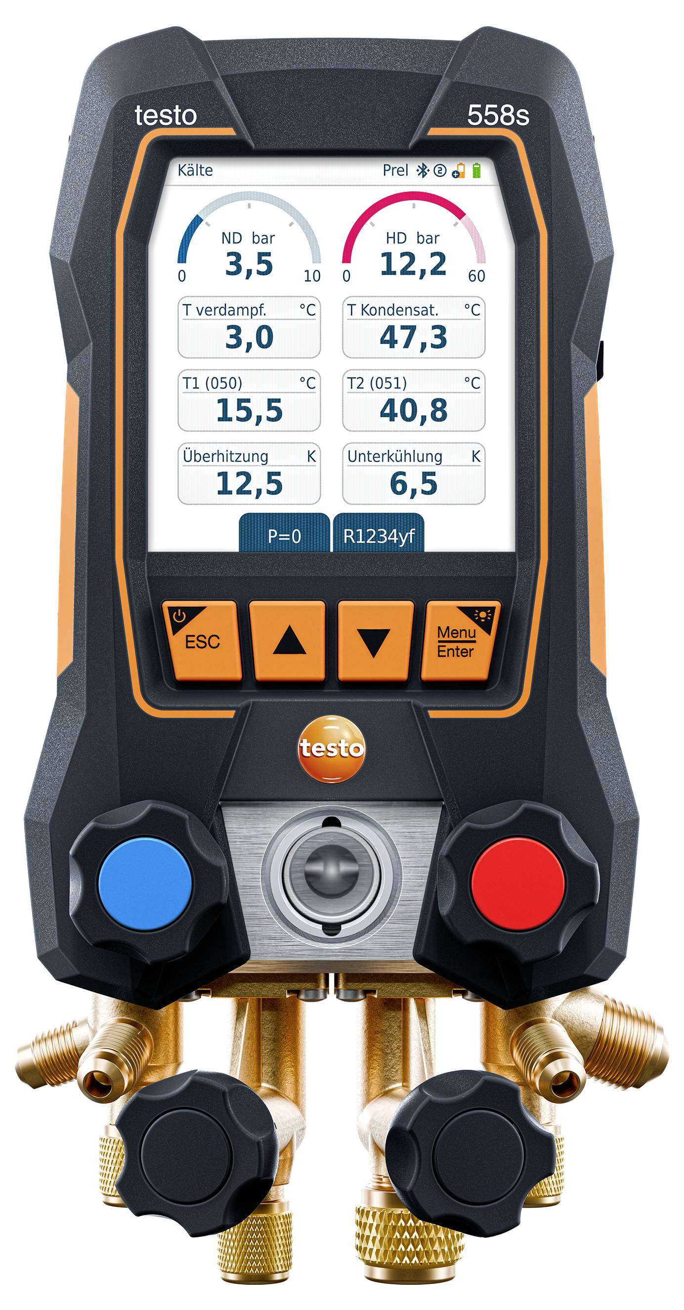 Testo Wärmepumpen-Profi-Set 558s Druck, Temperatur, Vakuum