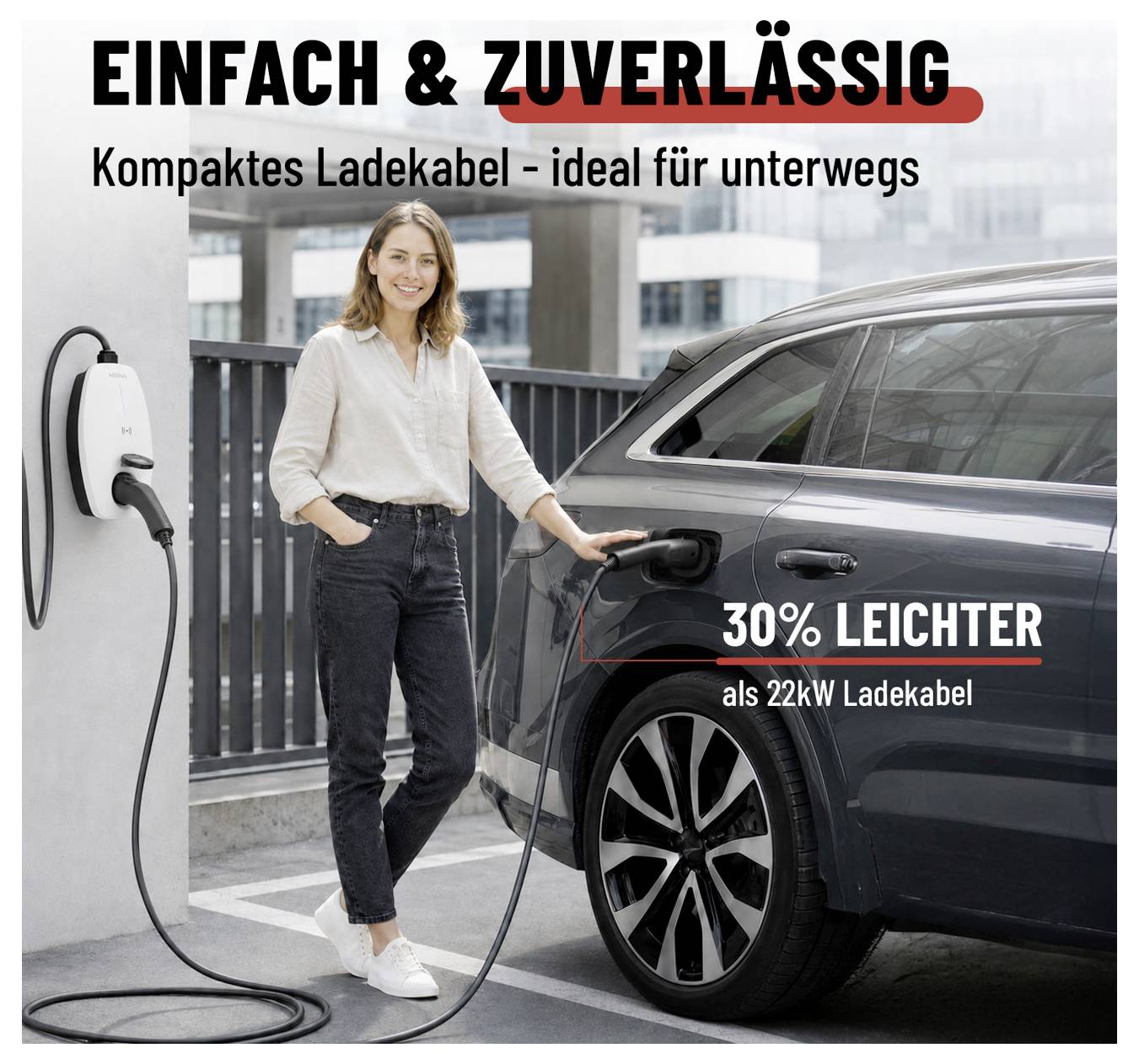 Absina 301400 eMobility Ladekabel 5m