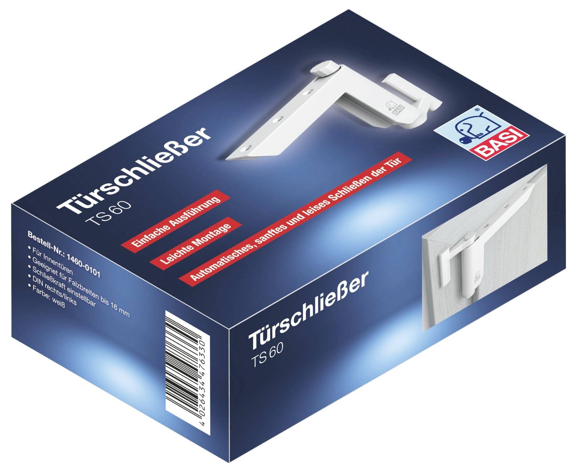 Basi 1460-0101 Türschließer Weiß