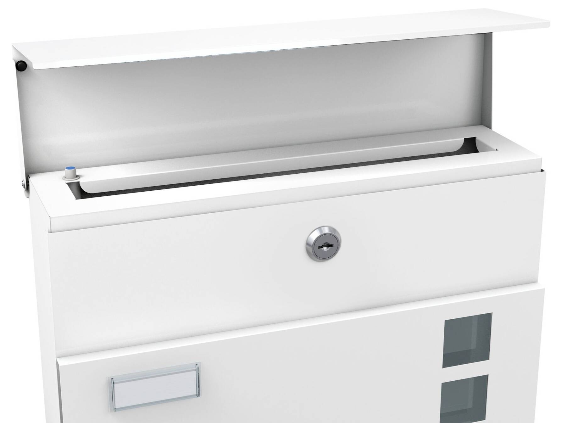 Basi 2170-0904 BK 380M Briefkasten Stahl Weiß