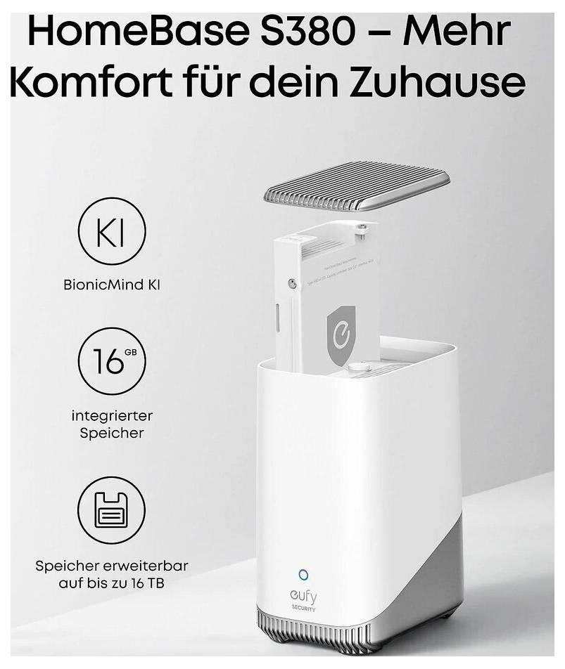 Eufy EufyCam E40 3-Cam Kit E8144327 Funk, Kabellos, LAN, WLAN IP, Funk-Überwachungskamera-Set