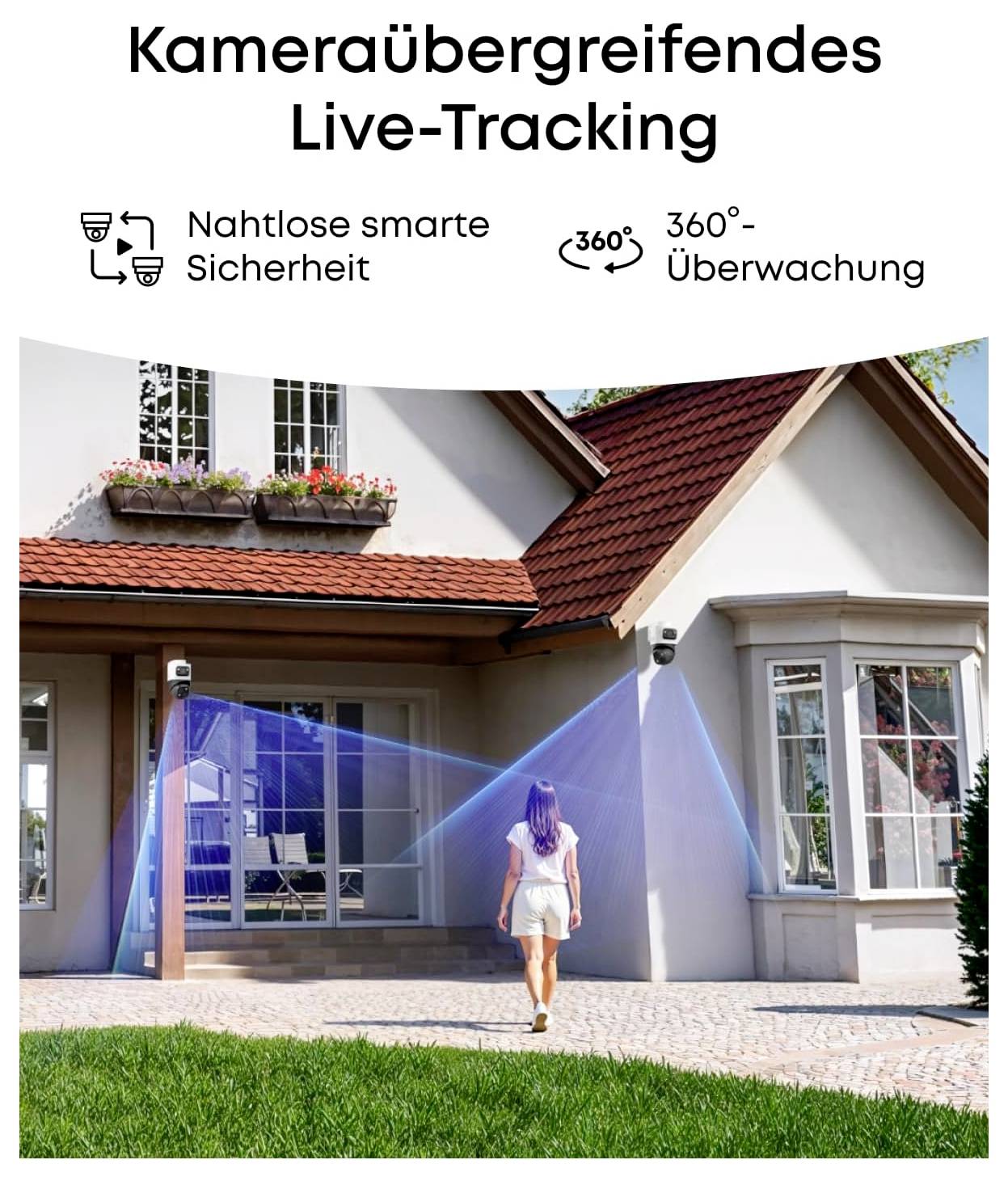 Eufy NVR Security System S4 E8E00323 Kabelgebunden, LAN IP-Netzwerk-Videorecorder-Set 3840 x 2160 Pixel