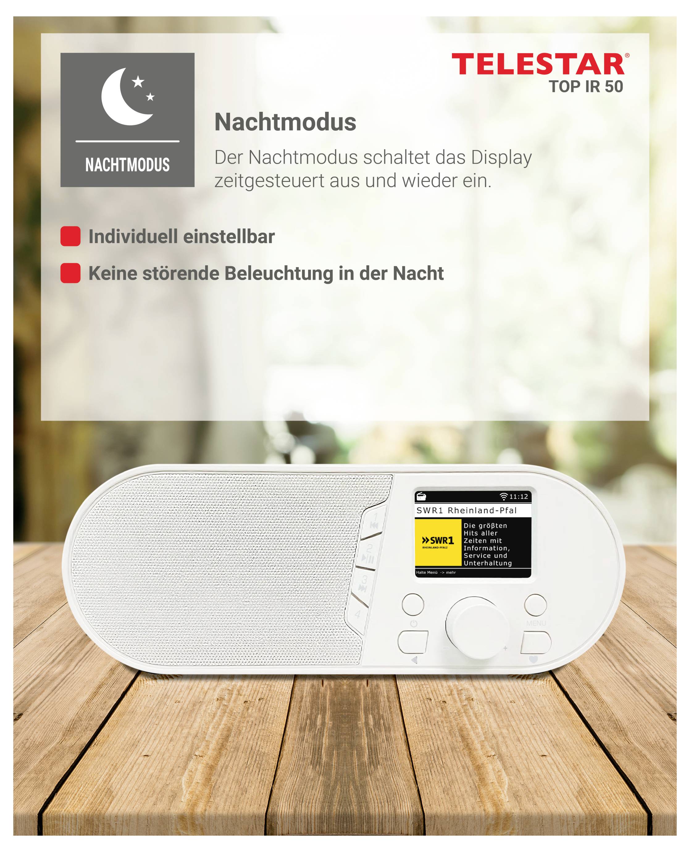 TELESTAR Top IR 50 Radio mit dem Feature 