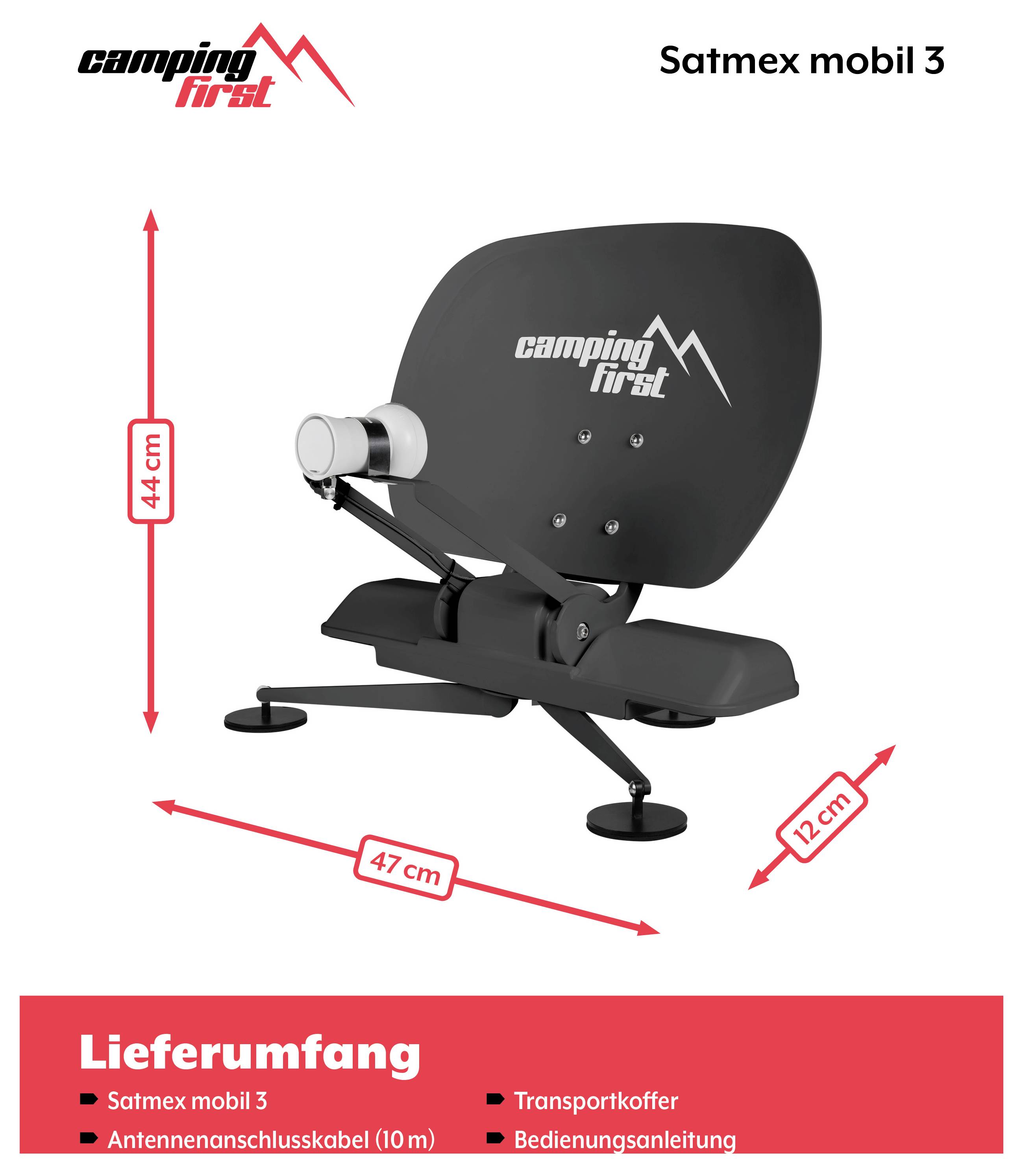 Camping First „Satmex mobil 3
