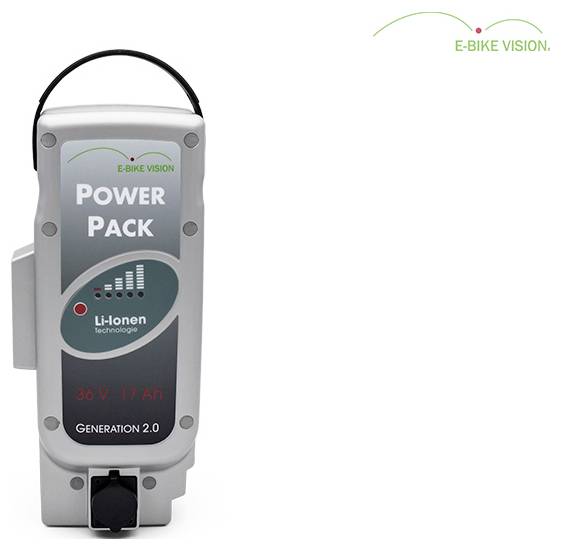 E-Bike-Akku mit der Bezeichnung „POWER PACK