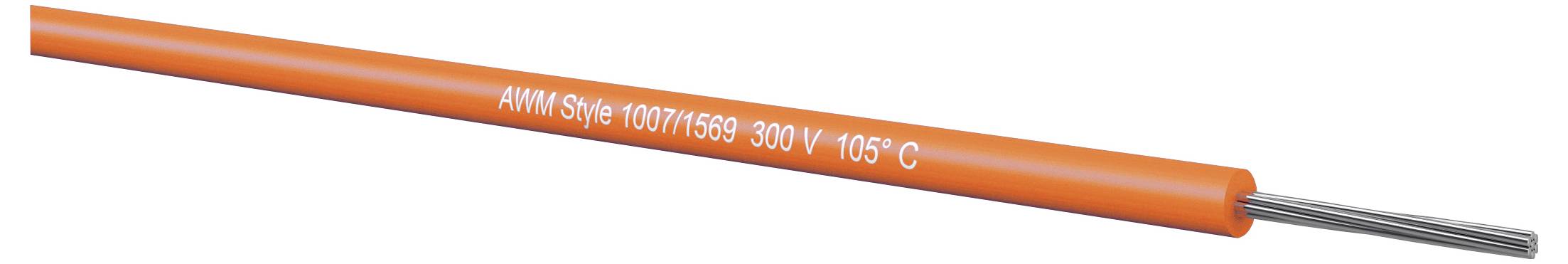 Orange-farbige Schrumpfschläuche mit der Bezeichnung 