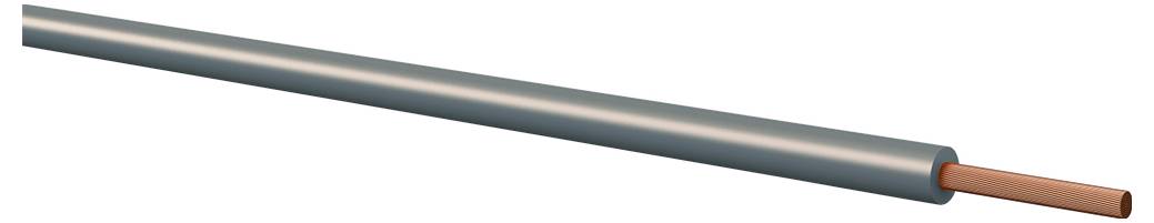 Ein kurzes Kupferrohr, das in ein langes graues Metallrohr eingefügt ist, gezeigt in einer einfachen isolierten Seitenansicht.
