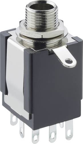 Lumberg 56612 Klinken-Steckverbinder 6.35 mm Kupplung, Einbau Polzahl: 3 1 St.