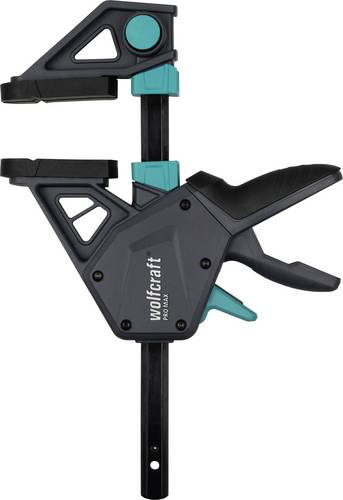Wolfcraft 3070000 Einhandzwinge Spann-Weite (max.):150 mm Produktabmessung, Länge: 387 mm Ausladung