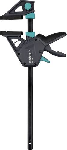 Wolfcraft 3071000 Einhandzwinge Spann-Weite (max.):300 mm Produktabmessung, Länge: 540 mm Ausladung