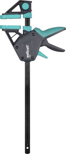 Wolfcraft 3091000 Einhandzwinge Spann-Weite (max.):300 mm Produktabmessung, Länge: 507 mm Ausladung