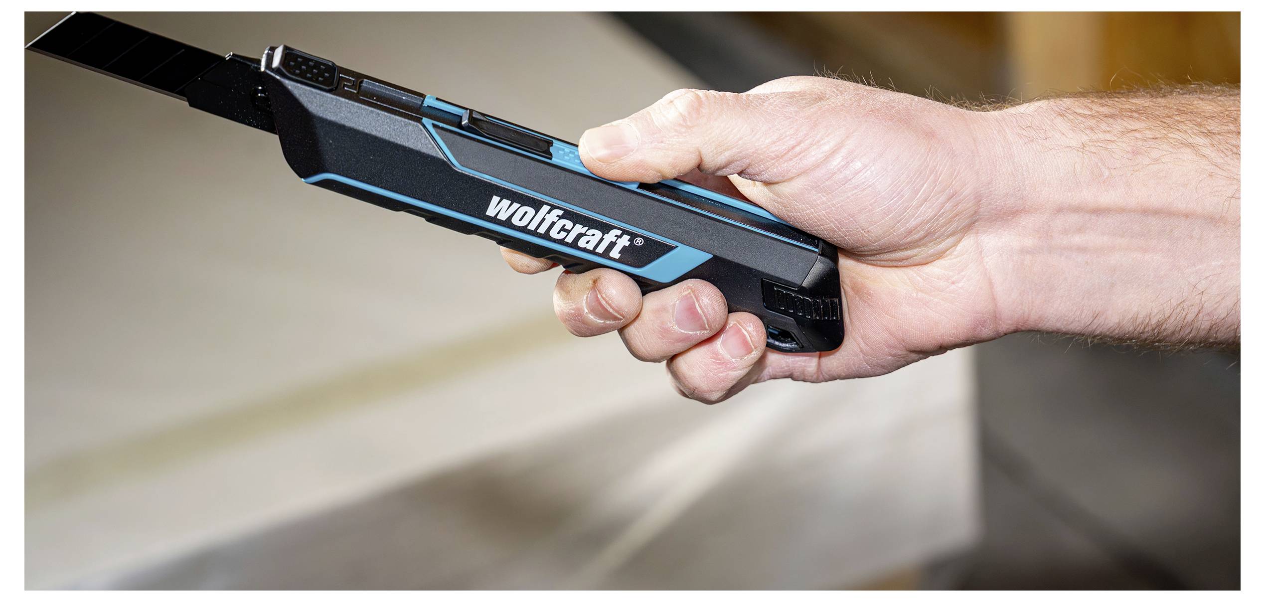 Wolfcraft 4290000 1 DUAL Abbrechklingenmesser 18mm L+R 1St.