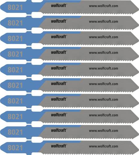 Wolfcraft 8021100 10 Stichsägeblätter Metall Gerade 1-4 mm 10 St.