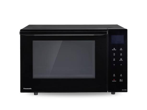 Panasonic NN-DF38PBEPG Mikrowelle Schwarz 1000W Grillfunktion, digitaler Timer, Timerfunktion, LCD-Display, ohne Drehteller