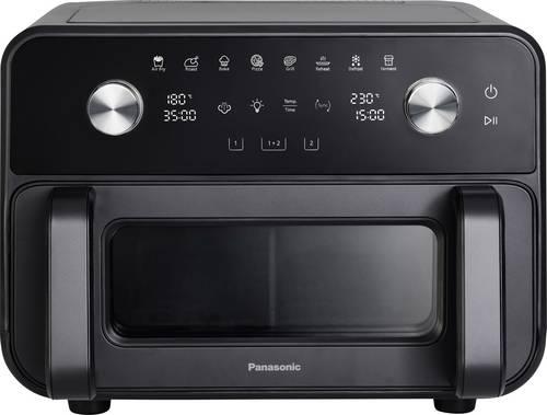 Panasonic NF-BC1000KXE Air Fryer mit Doppelkorb und FLEX-Schublade 9.6 l 2450 W Antihaftbeschichtun