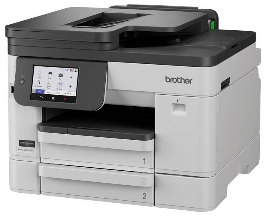 Brother Multifunktionsdrucker mit Touchscreen, Scanner und zwei Papierfächern