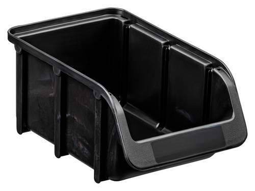 Hünersdorff 672500 Aufbewahrungsbox stapelbar (B x H x T) 102 x 74 x 164 mm Schwarz