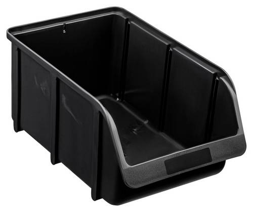 Hünersdorff 674500 Aufbewahrungsbox stapelbar (B x H x T) 207 x 155 x 332 mm Schwarz 1 St.