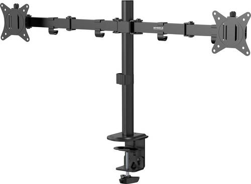 SpeaKa Professional SP-MM-1090 Monitorhalterung 2 Display(s) 43,2 cm (17 ) - 81,3 cm (32 ) Schwarz