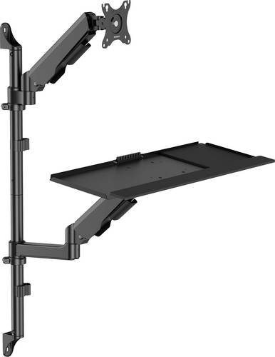 SpeaKa Professional SP-MM-1130 Monitor-Wandhalterung 43,2 cm (17 ) - 101,6 cm (40 ) Black Neigbar