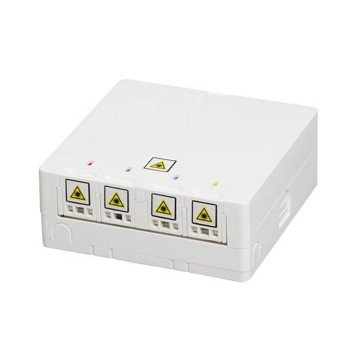 LogiLink FB1007 Anschlussdose RAL 9010 (seidenmatt)