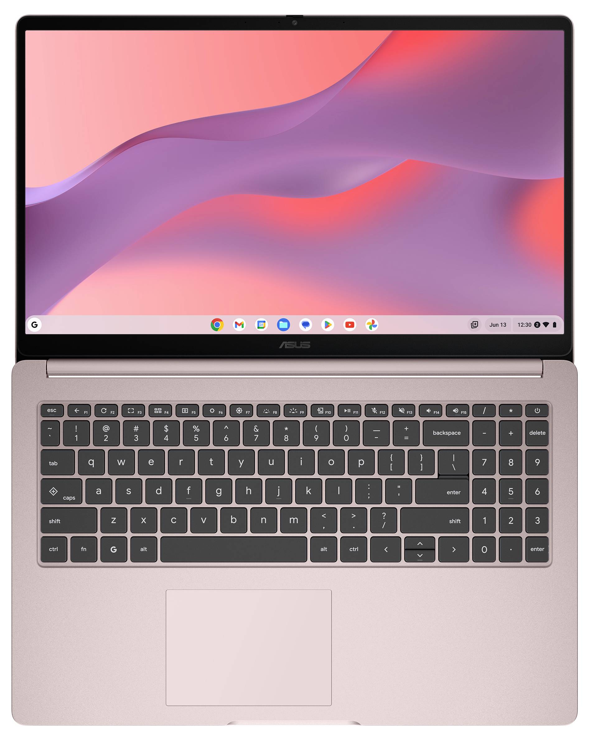 Asus Chromebook Chromebook CX15 39.6cm (15.6 Zoll) Full HD Intel® N N50 8GB RAM Deutsch, QWERTZ Intel Intel® UHD Graphics Pink 90N