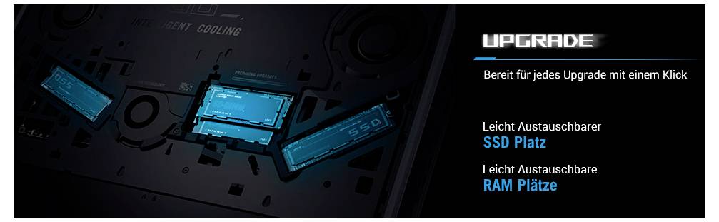 UPGRADEBereit für jedes Upgrade mit einem Klick.
