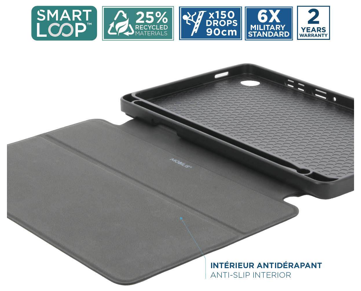 Mobilis ELEMENT Case Tablet-Cover Samsung Galaxy Tab A11+, Galaxy Tab A9+ Book Cover Schwarz