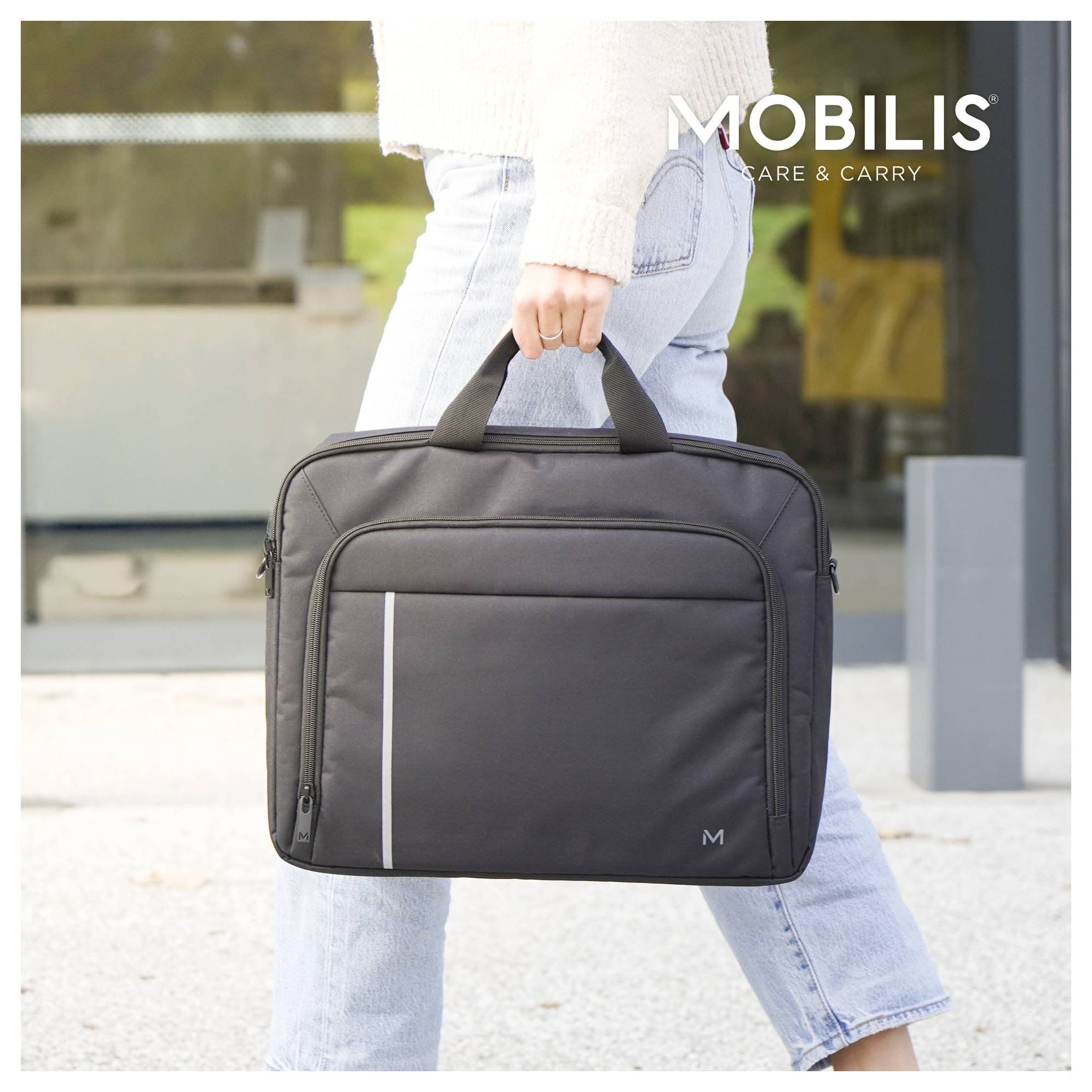 Mobilis Notebook Tasche Passend für maximal: 40,6cm (16") Schwarz