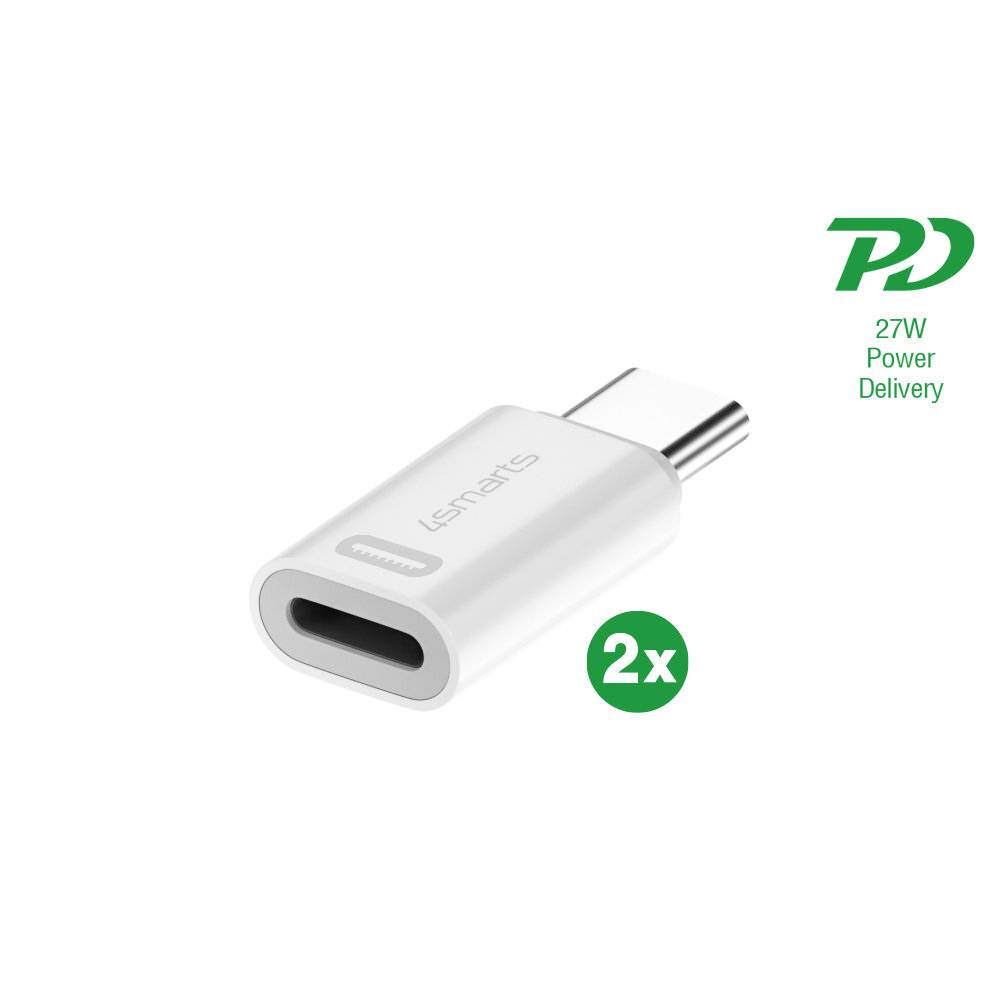 USB-C zu USB-C-Adapter mit der Bezeichnung „PD 27W Power Delivery