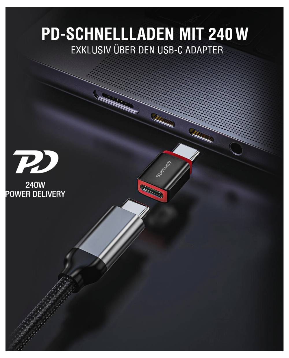 4Smarts USB 2.0 Adapter [1x USB-C® - 1x USB, USB-C®]
