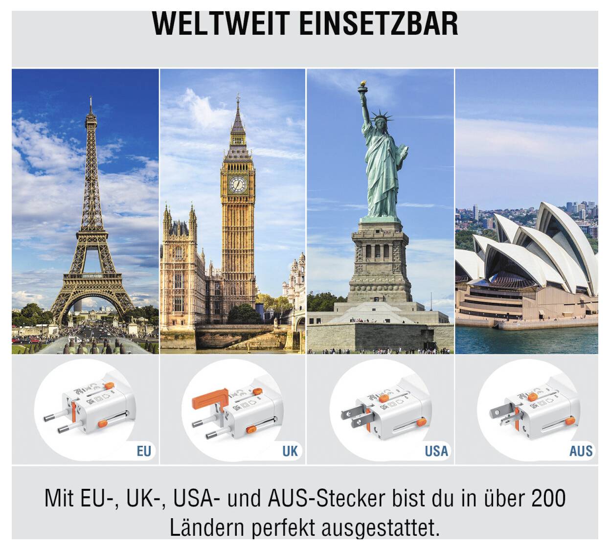 4Smarts Nomad Pocket Reiseladeadapter 65W USB-A, USB-C® USB PD Weiß Steckdose USB Power Delivery (USB-PD)