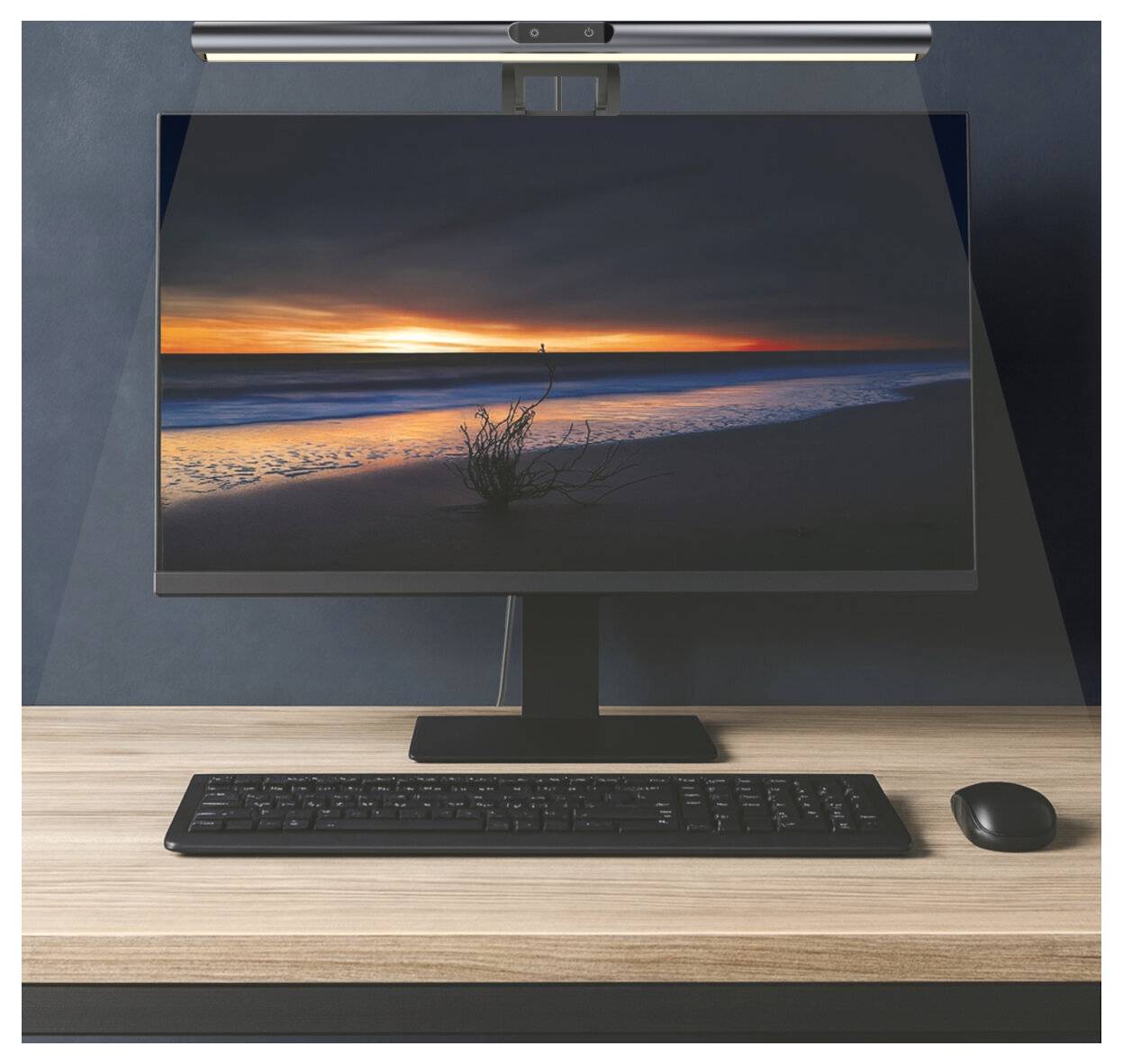 4Smarts USB-Leuchte LightBar Monitorlampe LightBar, silber