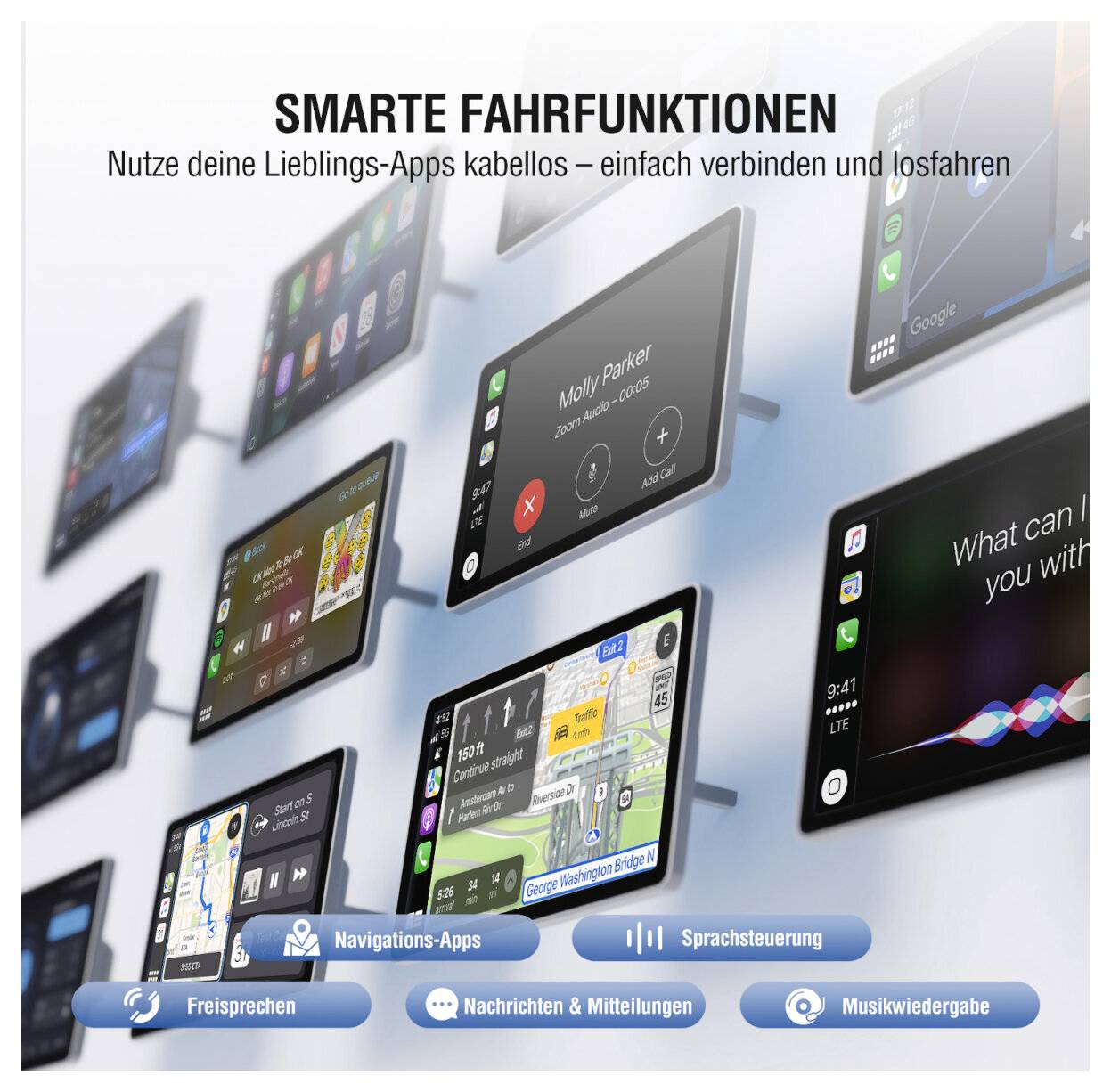 4Smarts 2in1 CarPlay / Android Auto Adapter