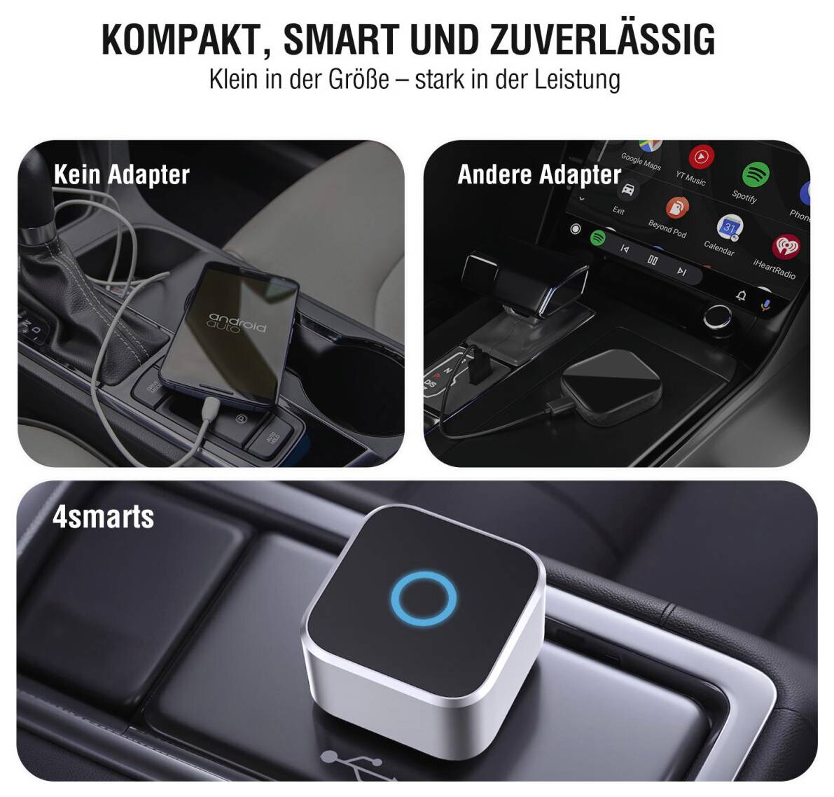 4Smarts 2in1 CarPlay / Android Auto Adapter