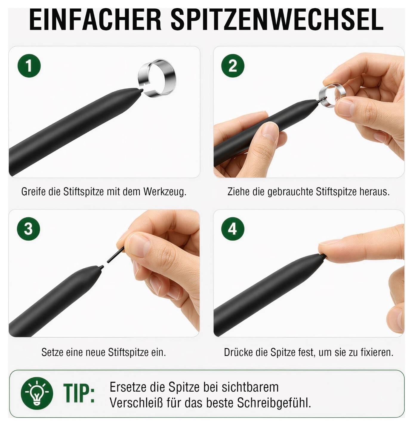 4Smarts Pencil Pro EMR Touchpen Schwarz