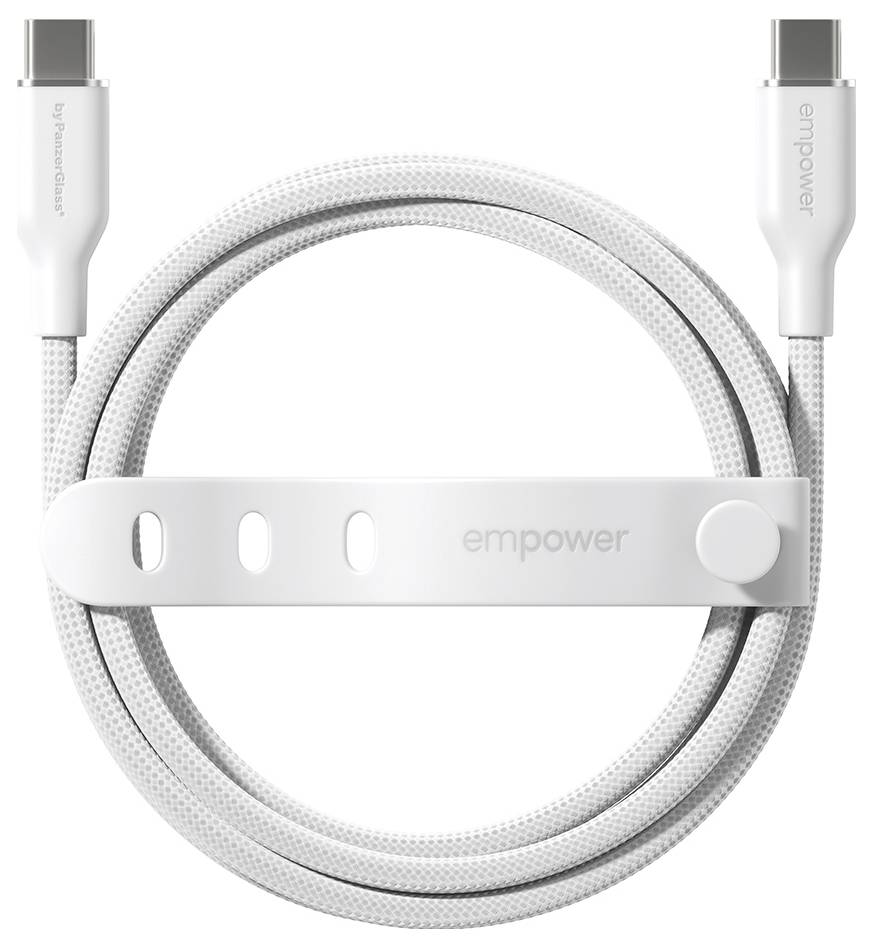 PanzerGlass USB-C® Kabel USB-C® 2m Weiß EM85432