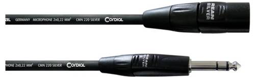 Cordial CIM 6 MV Mikrofonkabel 2 x 0.22 mm² Schwarz 1 St.
