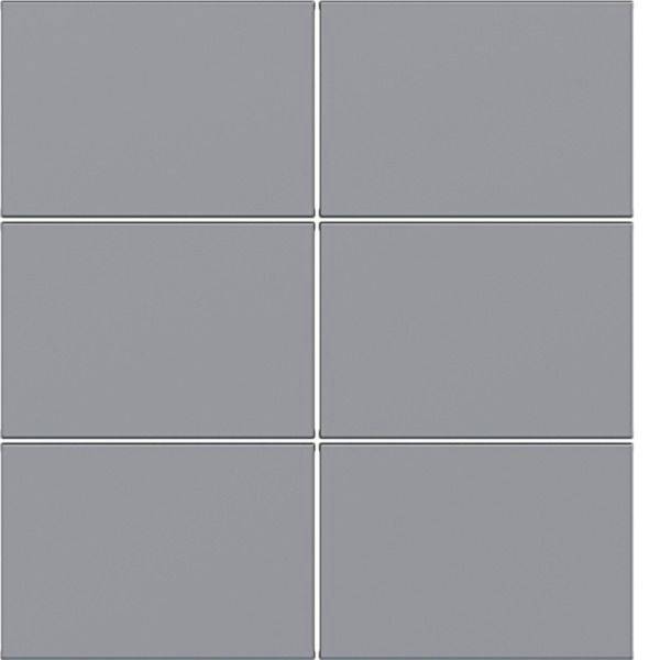 Ein leeres graues 2-mal-3-Kachelgitter oder Panellayout ohne Text oder sichtbaren Inhalt.