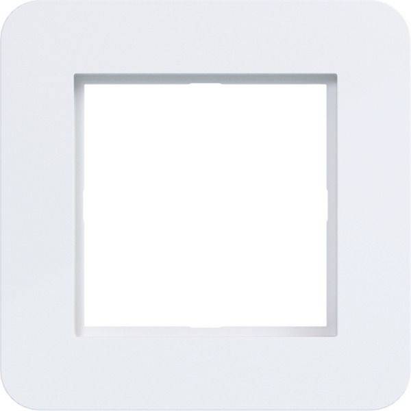 Leeres weißes Quadrat-Symbol mit hellgrauem Rand auf gerundetem weißem Hintergrund, das ein leeres Bild oder Platzhalter andeutet.