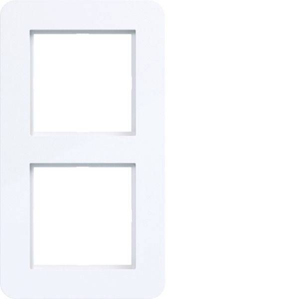 Ein weißes abgerundetes Rechteck-Icon mit zwei übereinander gestapelten leeren quadratischen Kästchen, das wie eine ungeprüfte Checkliste oder ein Formularsteuerelement aussieht.
