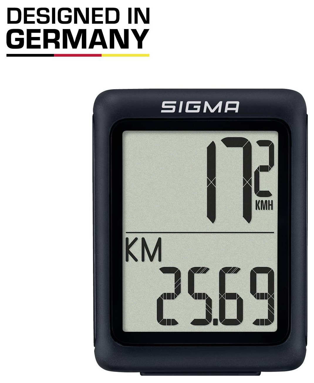 Sigma BC 5.0 WR Fahrradcomputer Kabelübertragung mit Radsensor