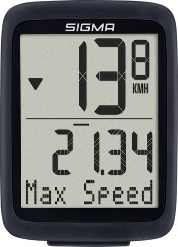 Sigma BC 10.0 WL ATS Fahrradcomputer, kabellos Codierte Übertragung mit Radsensor