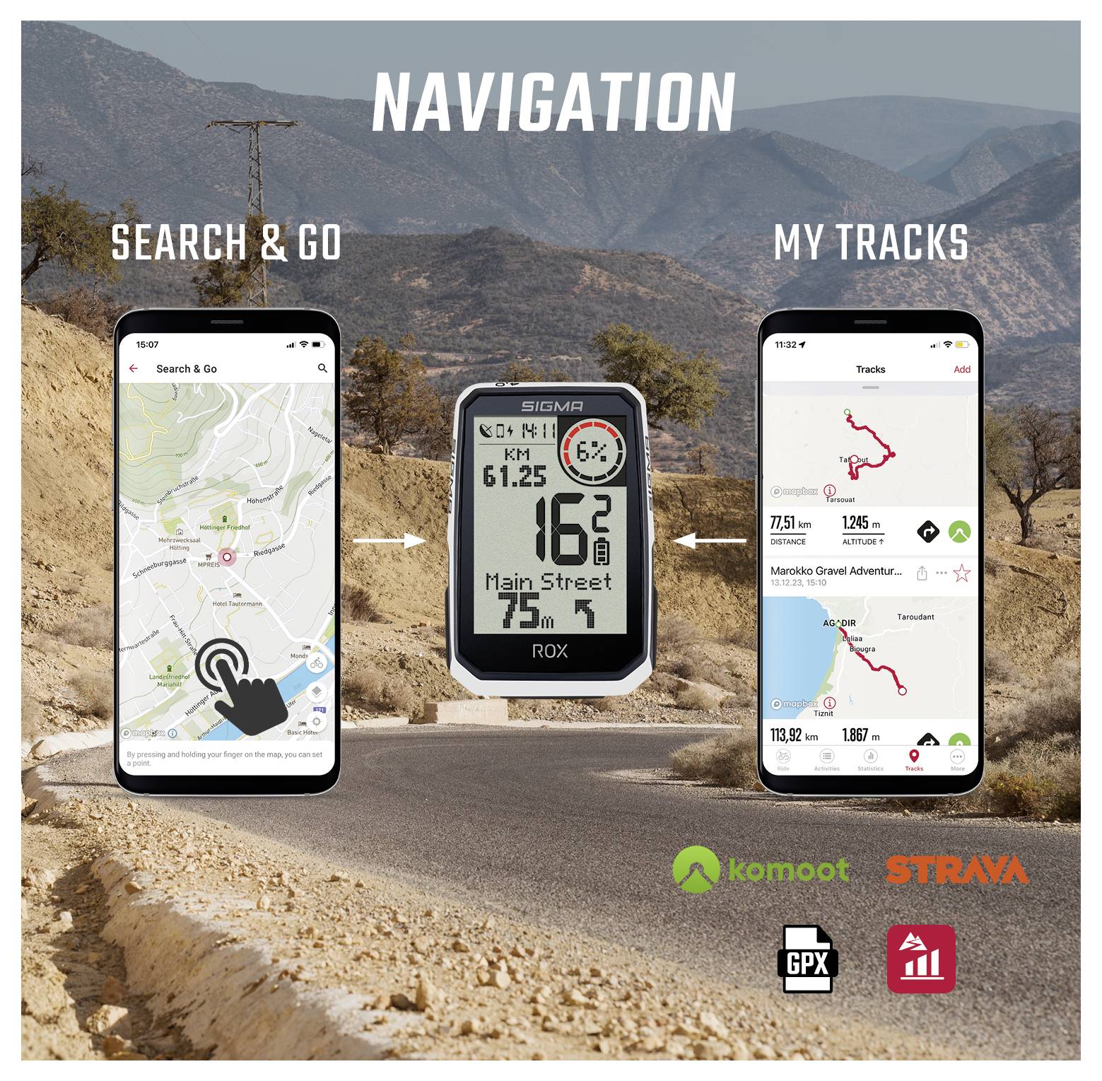 Sigma ROX 4.0 (White) Endurance Fahrradcomputer, kabellos Bluetooth