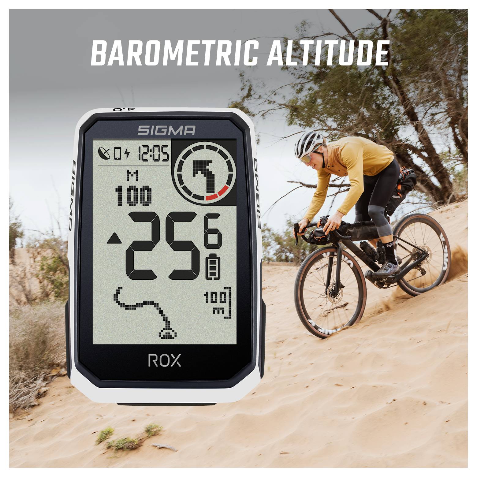 Sigma ROX 4.0 (White) Endurance Fahrradcomputer, kabellos Bluetooth